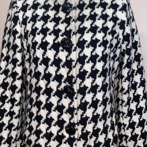 Juliana Collzione Houndstooth Wool Jacket - Picture 3 of 10